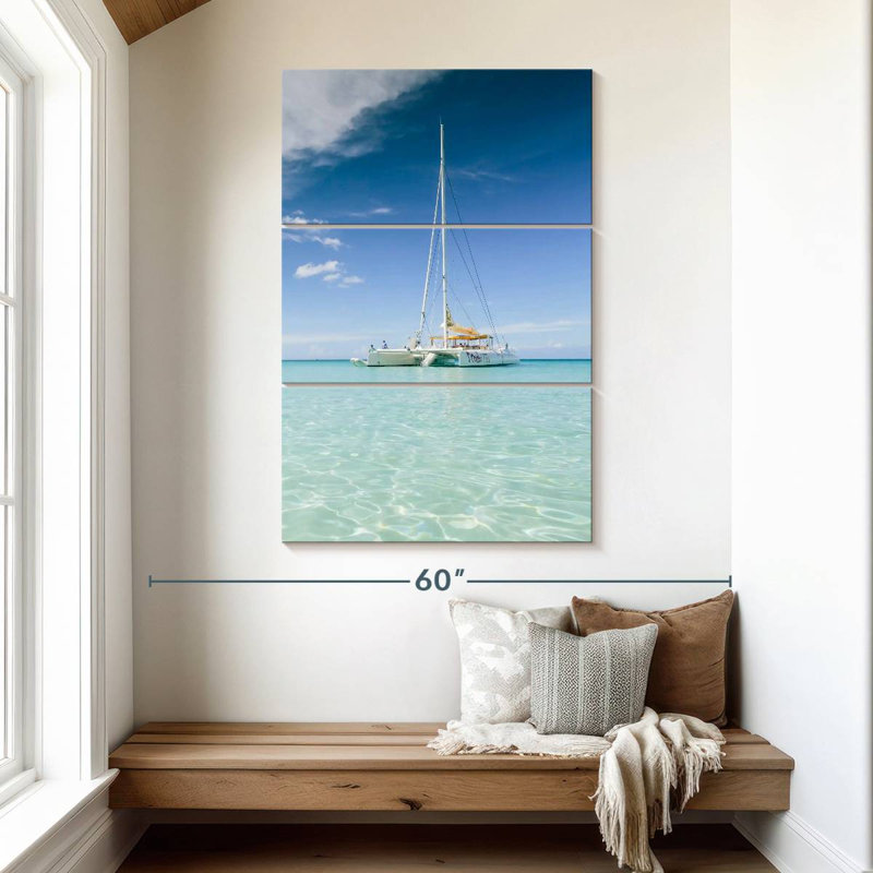 Mehar Catamaran, 50" H x 32" W