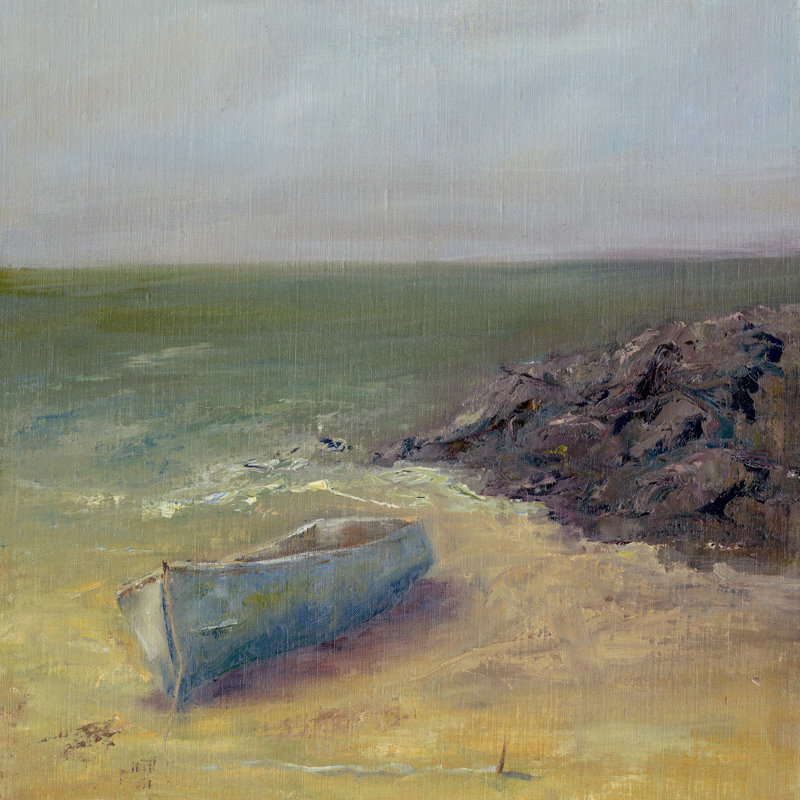Tide - Wrapped Canvas Painting, 30 cm H x 30 cm W 
