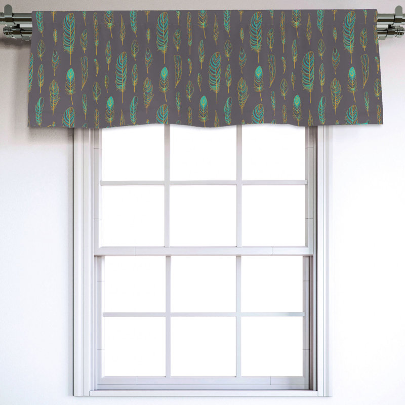 Sateen Ruffled Window Valance