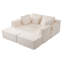 130.7 " Corduroy Sectional-819217561