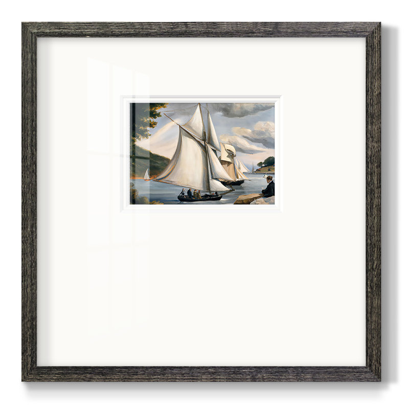 Sariver Sailpremium, reproduction encadrée, H 17 po x l 17 po, Papier avec cadre noir