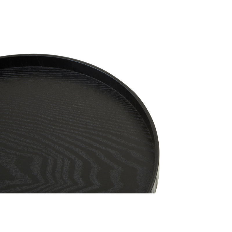 Sayreville Solid Wood Tray, 27cm H x 27cm W x 2cm D, Black