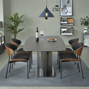 Table et chaise de salle à manger minimaliste de style unique