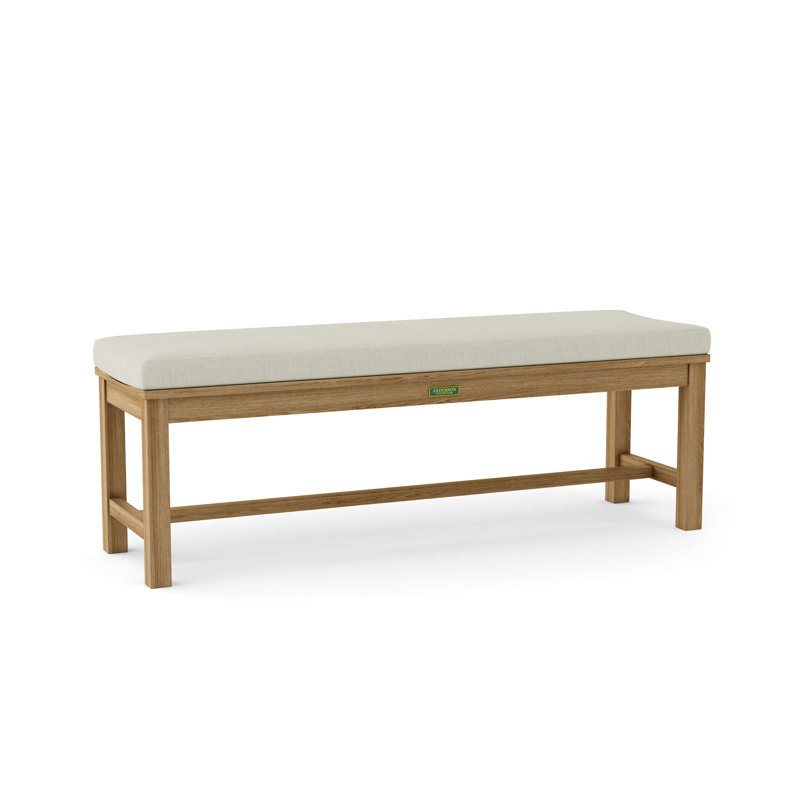 Banc de pique-nique Ellender, Toile - Naturel