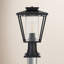 Lampadaire d'extérieur noir Shannen