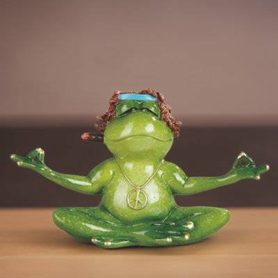 Figurine grenouille 7,25 po Reggae