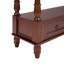 Console en bois massif avec 6 tiroirs et tablette-215172191