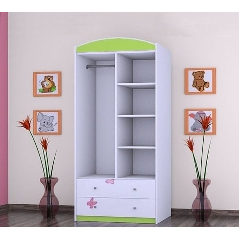 Holton 2 Door Wardrobe, Green