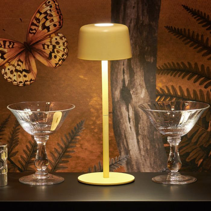Aluminium Desk Lamp, Yellow, Yellow