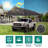 10'x20' Carport Canopy Cover Replacement With Bungees, Heavy-duty Waterproof & Uv Block Pe Tarp For Vehicle, Boat & Equipment Protection (frame Not Included)-115098963
