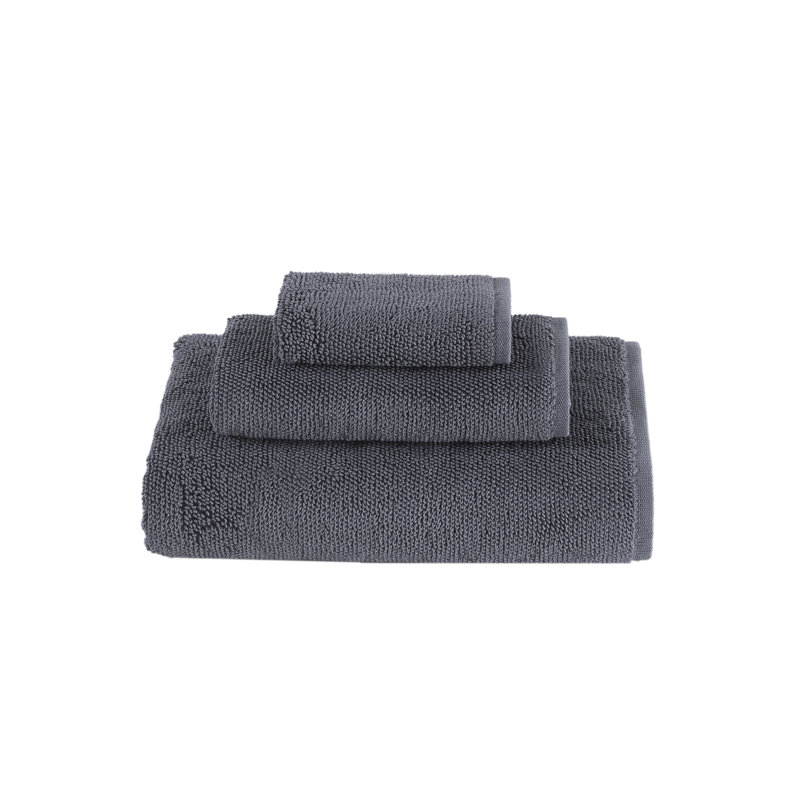  Ensemble de serviettes en coton Lerins, Granite