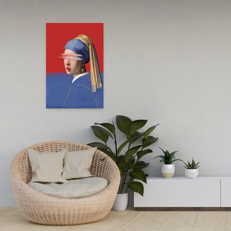 Art contemporain, art contemporain abstrait, H 24 po x l 16 po