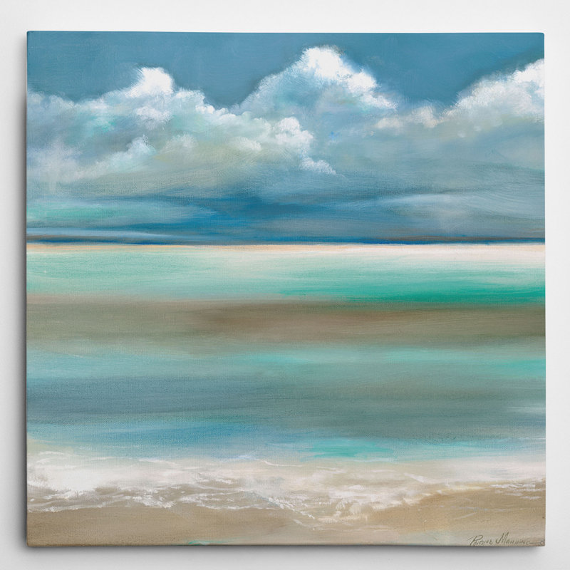 "Tranquility by the Sea I' par Ruane Manning, reproduction d'art sur toile tendue, H 16 po x l 16 po x P 1,5 po