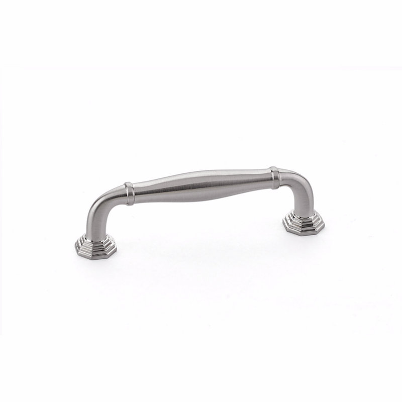 Poignée d'armoire Emtek Blythe, 3.5", Nickel satiné