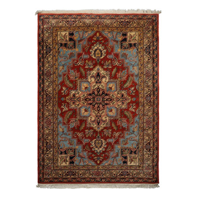 Tapis en laine noué à la main 6 x 9 po Herrija