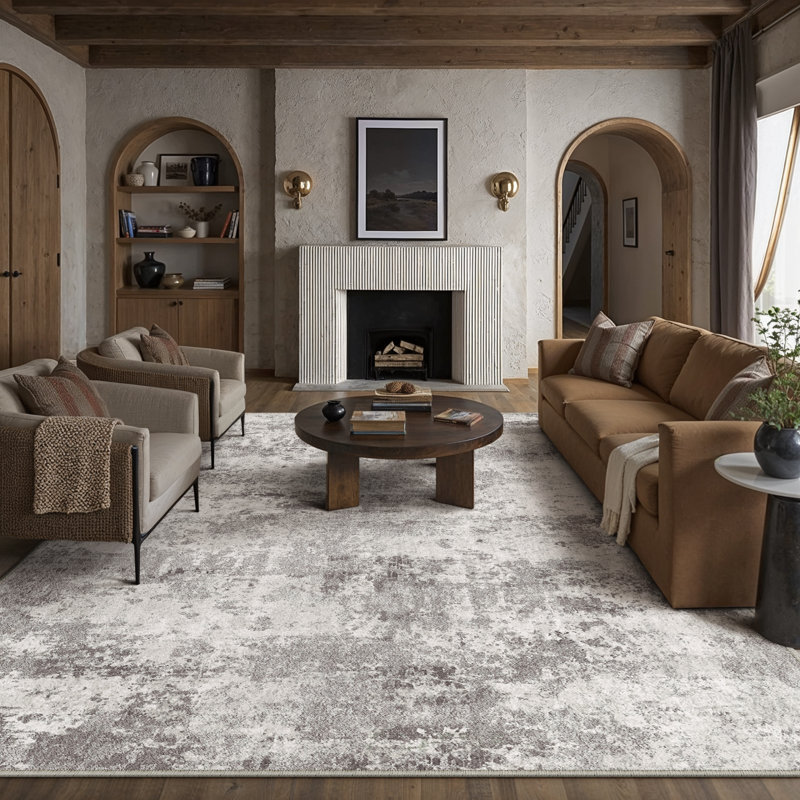 Ansel Abstract Area Rug, Rectangle 7'9" x 9'9"