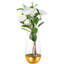 Larken Gold Clear 63.5cm Glass Table Vase
