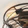 Cedar 19.6In. 4-Light Matt Black Flush Mount Ceiling Fixture With Fan