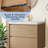 Wall-mounted Single Bathroom Vanity With Carrara White Engineered Stone Top And Ceramic Sink-1229313289