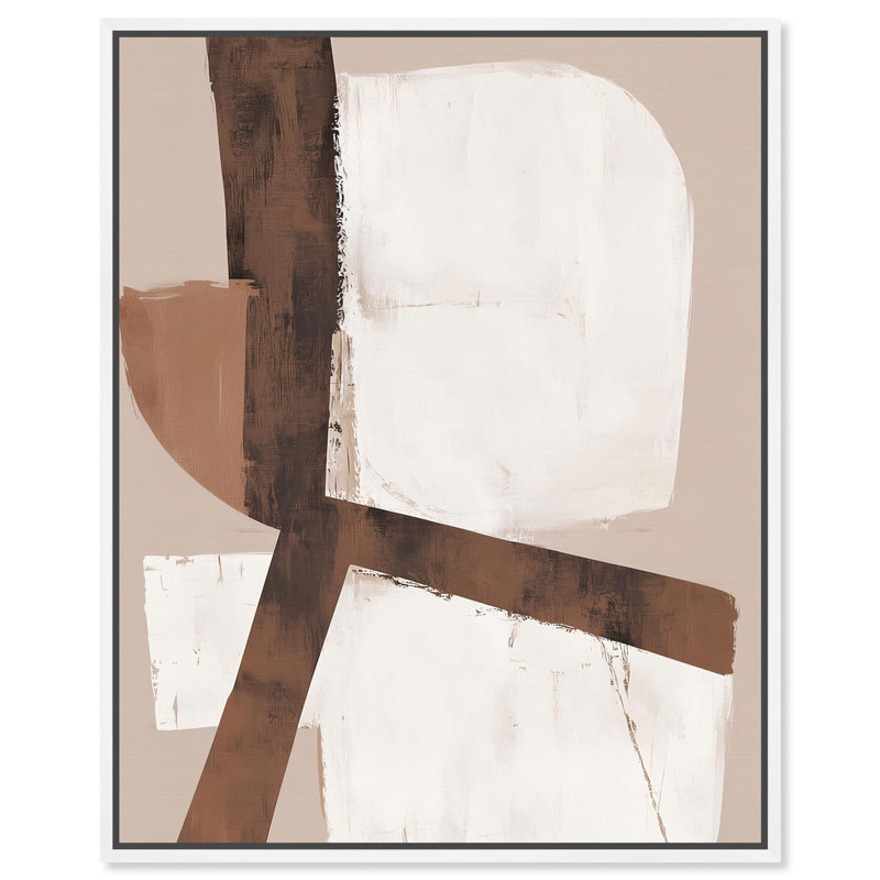 Impression sur toile "Dec Deconstruction Form II" par Art Remedy, H 16 po x l 20 po, Structure noire