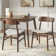 Chaise d'appoint Jadelin en brun