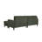 Cordory Upholstered Modular Sectional with 2 Ottomans-1505592550