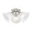Becky Glass Flush Mount-22240818