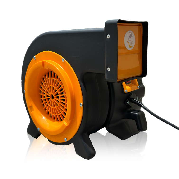 JumpOrange Bounce House Air Blower 1.5HP for Inflatables Bouncy Castle and Slides Commercial Cyclone Fan for Indoor and Outdoor Use