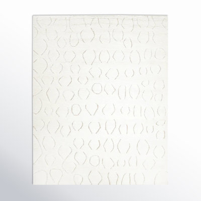 Mea Handmade Ivory/Black Rug