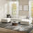 Cioffi 156"w Oversized 6 Piece Down Blend Modular Cloud Sectional Sofa with Removable Cushion Cover-995819191