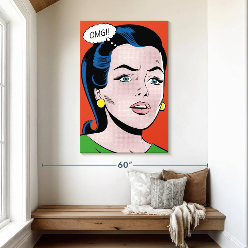 Leisha OMG, 48" H x 32" W