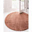 Tapis contemporain contemporain de couleur rose pamplemousse Axerpolis-2066121049