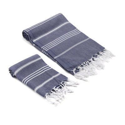 Ensemble de serviettes en coton turc 2 pièces Marlow