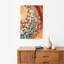 «Abstract Dots-Rust II», art mural contemporain moderne abstrait-1287243087