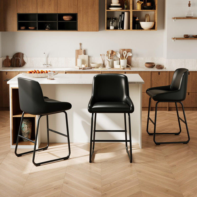 Counter Stool with Metal Frame