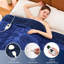 Couverture chauffante lestée pour adultes, jeté en molleton Sherpa-126129555-101266501