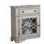 Armoire de style traditionnel avec finition argentée 1 pièce-1908187857
