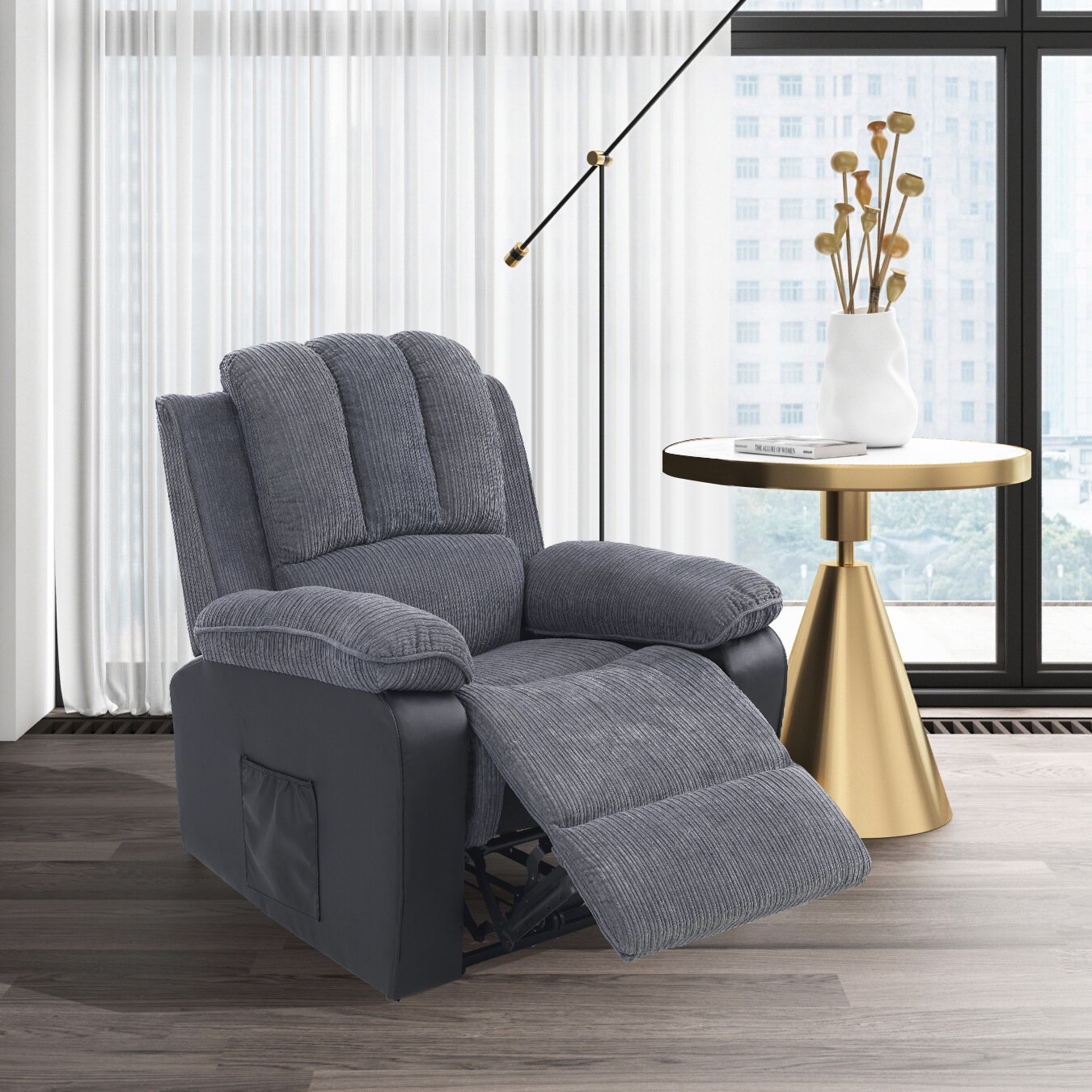 Red Barrel Studio® Upholstered Power Recliner | Wayfair