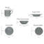 Arianne Grey, 20-Piece Dinnerware Combination Set