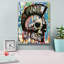 «Punk Skull» par Dean Russo Studios, art mural sur toile-1623829367