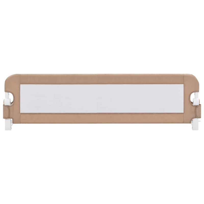 Lykke Toddler Safety Side Rails, 42cm H x 40.5cm W x 150cm L, Taupe