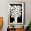 «Floral Silhouette», reproduction encadrée de qualité supérieure-1399403925-1399403921