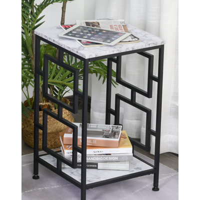 Table de bout avec rangement Amriel