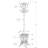 Stylish Free Standing Hall Tree With 8 Hooks, Umbrella Holder, And Elegant Scroll Design For Entryways And Bedrooms