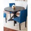 5-Piece Dining Set, Cross-Buck Dining Table With 4 Stylish Chairs-1285009790