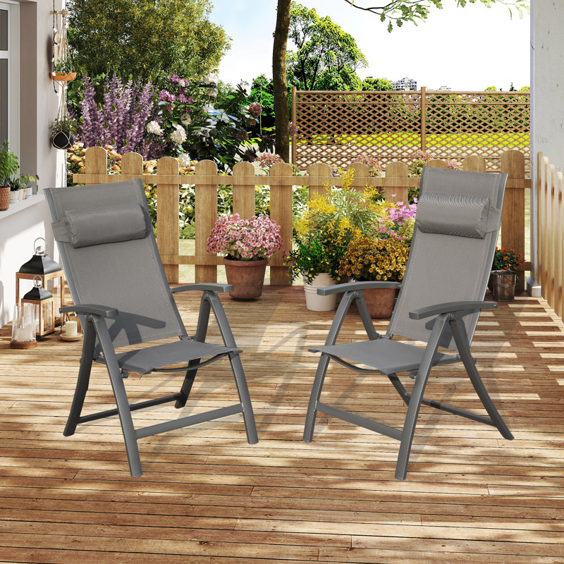 Foldable Patio Dining Armchair
