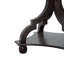 Table de bout avec base en sablier - table d'appoint rustique naturelle et noire
