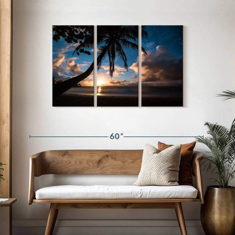 Kerrick Paradise At Night, H 28 po x l 45 po