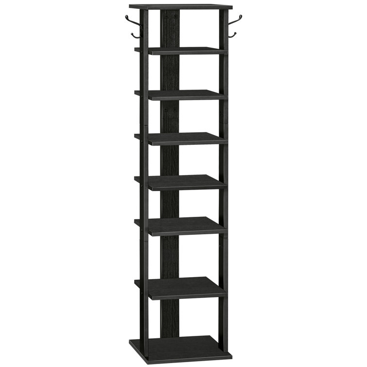 8 Tiers Shoe Rack barsone,16 Pairs Space Saving Black Shoe Rack Organizer  Shelf Stand Tower,Narrow Free Standing Shoe Shelf for Closet Entryway  Hallway Apartment – Built to Order, Made in USA, Custom