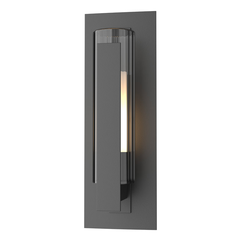 Plafonnier encastré vertical 1 lumière, Acajou côtier, H 18,8 po x l 6,5 po x P 5,4 po